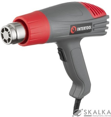 На фото Фен технический Intertool 2000Вт, 2 режима, 400-600°C (DT-2416)