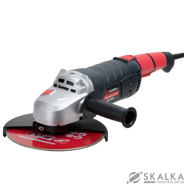 На фото Болгарка Intertool 2400 Вт 230 мм (WT-0228)