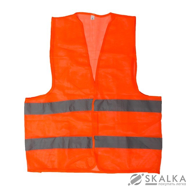 На фото Жилет сигнальный Intertool оранжевый XL (60*70см), 60 гр/м2 (SP-2022)