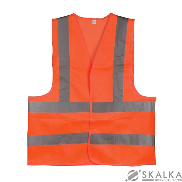 Жилет сигнальный Intertool оранжевый XL (60*70см), 120 гр/м2 (SP-2028) На фото Жилет сигнальный Intertool оранжевый XL (60*70см), 120 гр/м2 (SP-2028)