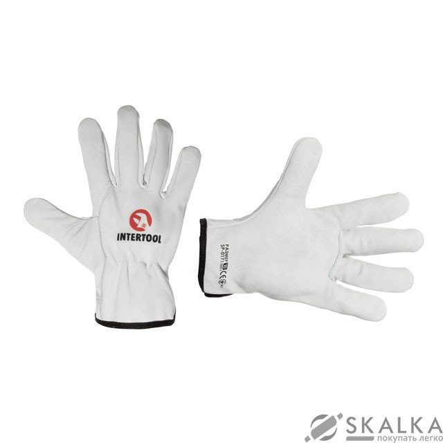 Перчатка кожаная Intertool из высококачественной воловьей кожи 10" "Driver Style" (SP-0171) На фото Перчатка кожаная Intertool из высококачественной воловьей кожи 10" "Driver Style" (SP-0171)