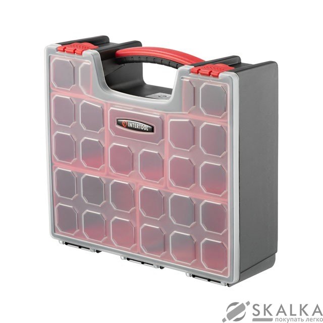 На фото Органайзер Intertool 12" 7 лотков 31.5х27х11 см (BX-4032)