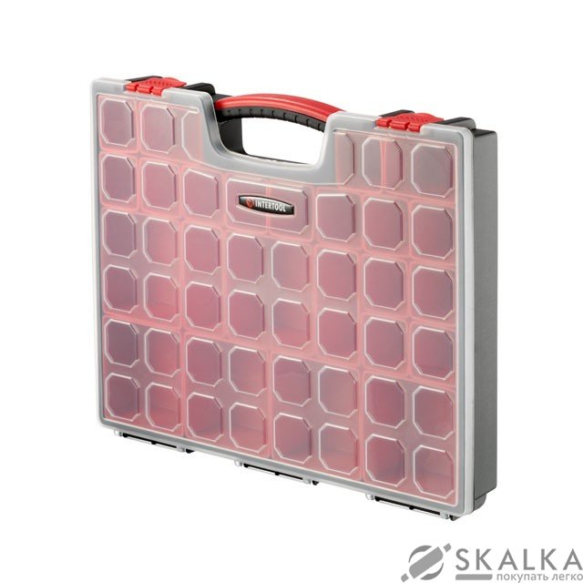 На фото Органайзер Intertool 16" 24 лотка 41.5х33х6 см (BX-4033)