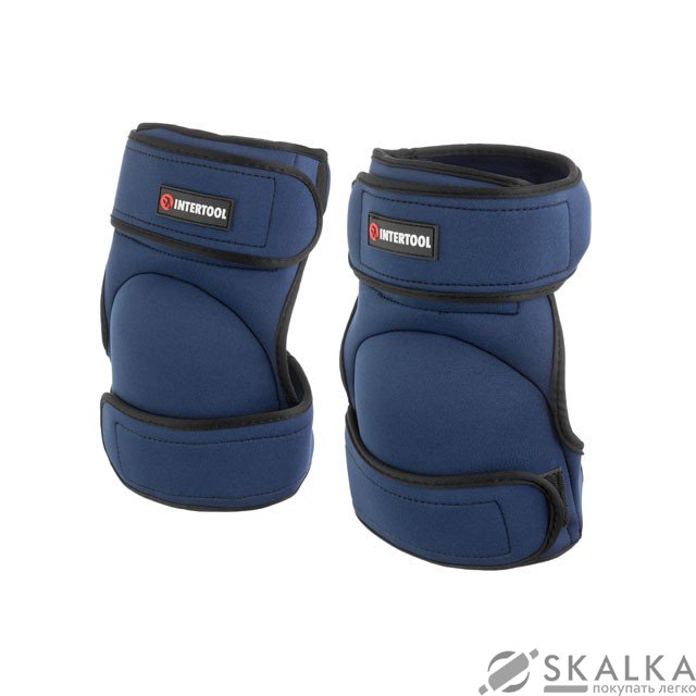 На фото Наколенники защитные Intertool неопрен, пена, эластичные ремни (SP-0050)