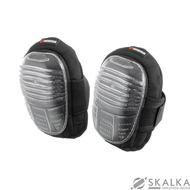 Наколенники защитные Intertool противоскользящие накладки из ПВХ, ткань 600D (SP-0051) На фото Наколенники защитные Intertool противоскользящие накладки из ПВХ, ткань 600D (SP-0051)