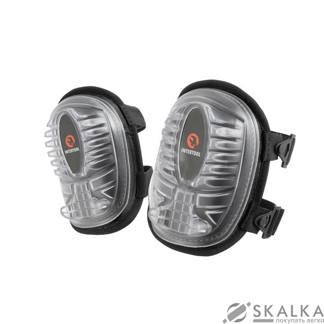 На фото Наколенники защитные Intertool противоскользящие накладки из ПВХ, ткань 600D (SP-0052)