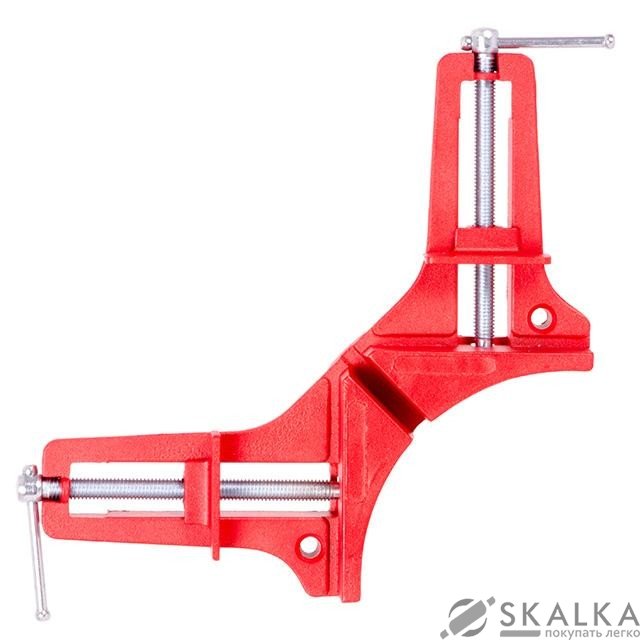 На фото Струбцина угловая 90 градусов Intertool ширина захвата 75 мм (HT-6041)