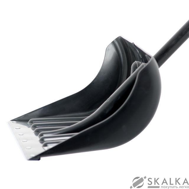 На фото Лопата для уборки снега Intertool 505*340мм с ручкой 960 мм (FT-2022)