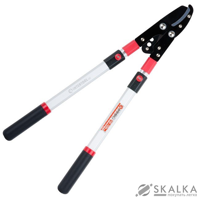 Сучкорез садовый для обрезки веток с телескопическими ручками Intertool 680-1020 мм (FT-1116) На фото Сучкорез садовый для обрезки веток с телескопическими ручками Intertool 680-1020 мм (FT-1116)