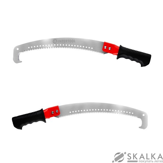 На фото Ножовка садовая с крюком Intertool полотно 350 мм (HT-3150)