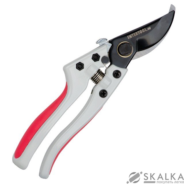 На фото Секатор Intertool Prof 200 мм SK5, автоматический замок (FT-1012)