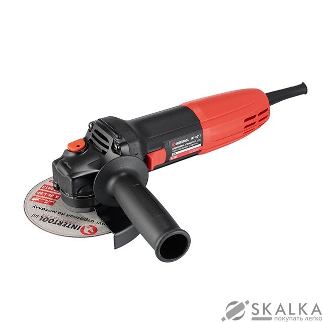 Шлифмашина угловая Intertool 720Вт, диаметр круга 125мм, 11000 об/мин (WT-0217) На фото Шлифмашина угловая Intertool 720Вт, диаметр круга 125мм, 11000 об/мин (WT-0217)