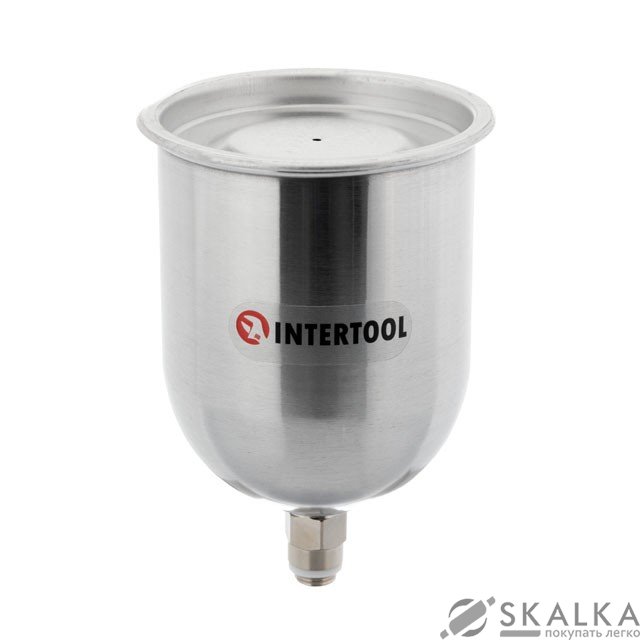 На фото Бачок металлический с наружной резьбой M14x1.25. 600мл Intertool (PT-1907)