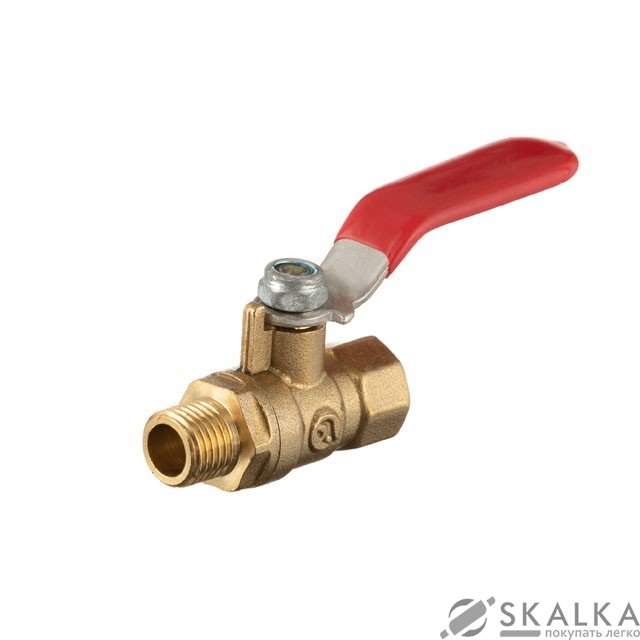 Кран шаровый воздушный, латунь, внутренняя 1/4"- наружная резьба 1/4" Intertool STORM (PT-1883) На фото Кран шаровый воздушный, латунь, внутренняя 1/4"- наружная резьба 1/4" Intertool STORM (PT-1883)