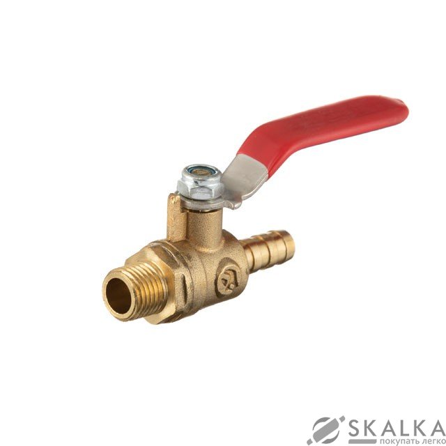 Кран шаровый воздушный, латунь, наружная резьба 1/4" на шланг 10мм Intertool STORM (PT-1890) На фото Кран шаровый воздушный, латунь, наружная резьба 1/4" на шланг 10мм Intertool STORM (PT-1890)