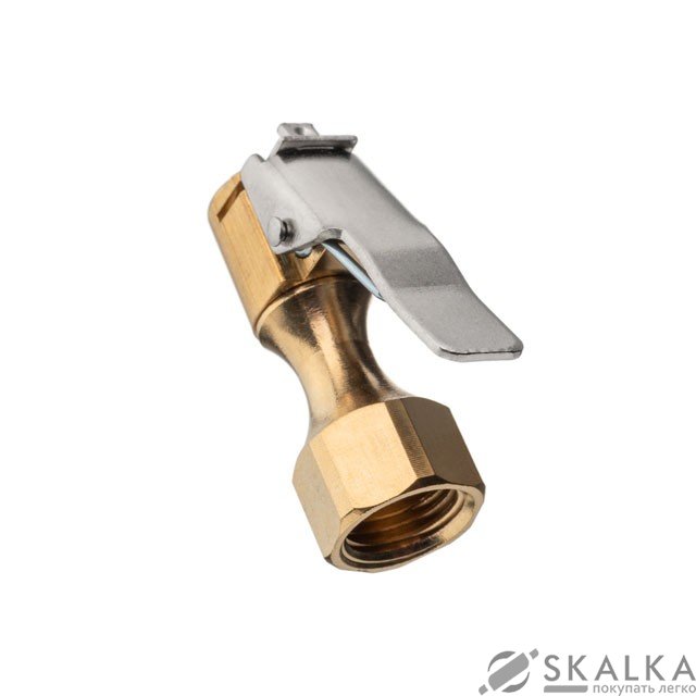 Наконечник для накачки шин с внутренней резьбой 1/4" Intertool латунь (PT-5014) На фото Наконечник для накачки шин с внутренней резьбой 1/4" Intertool латунь (PT-5014)