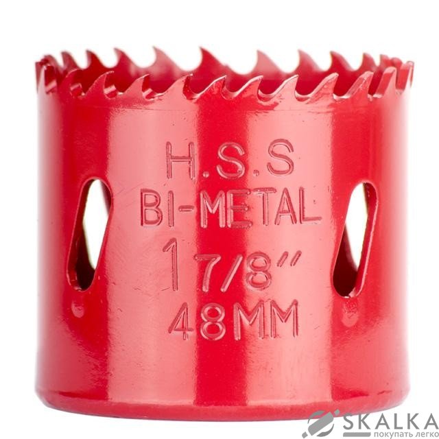 На фото Сверло корончатое биметаллическое Intertool 48 мм (SD-5648)