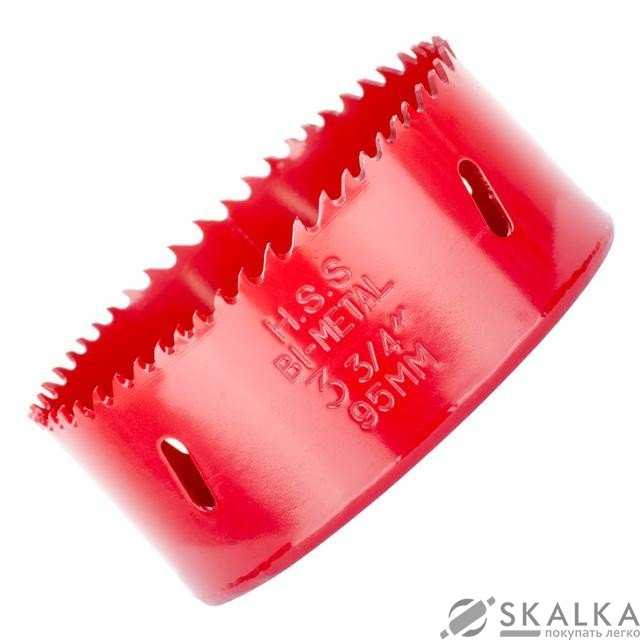 На фото Сверло корончатое биметаллическое Intertool 95 мм (SD-5695)