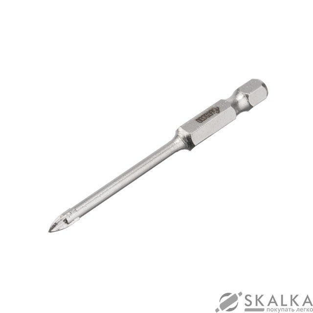 На фото Сверло по стеклу и керамике Intertool 4мм HEX 1/4''(6.35mm) (SD-0284)
