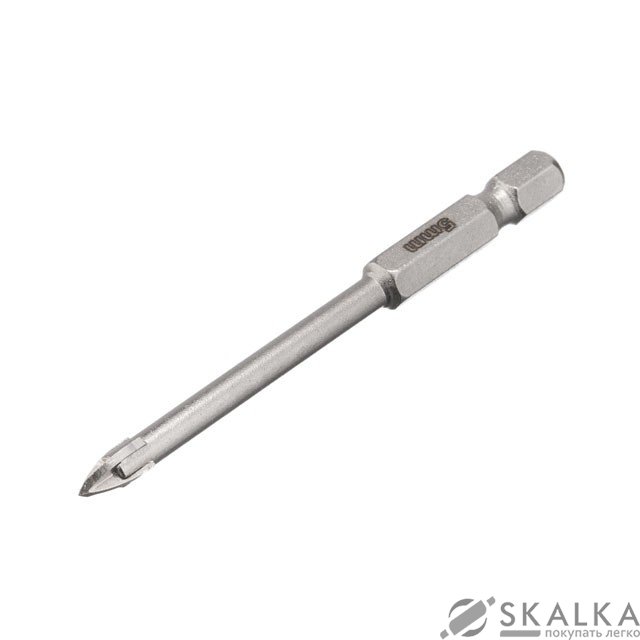 На фото Сверло по стеклу и керамике Intertool 5мм HEX 1/4''(6.35mm) (SD-0285)