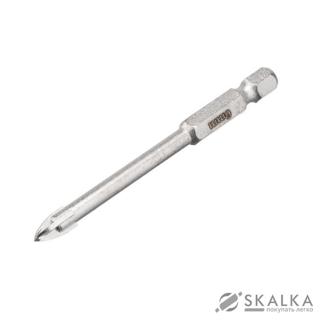 На фото Сверло по стеклу и керамике Intertool 6мм HEX 1/4''(6.35mm) (SD-0286)
