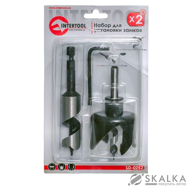 На фото Набор для установки замков Intertool 2 шт (SD-0252)