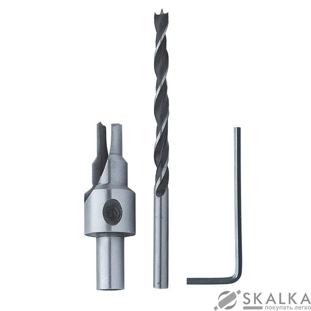 Сверло конфирматное Intertool 4.0/6.3 мм (SD-0240) На фото Сверло конфирматное Intertool 4.0/6.3 мм (SD-0240)