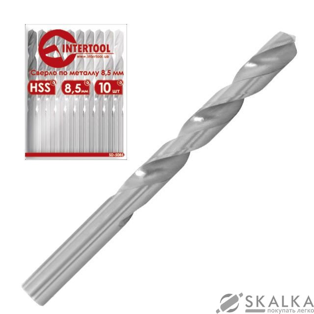 На фото Сверло по металлу Intertool DIN338 6.8 мм HSS (SD-5068)