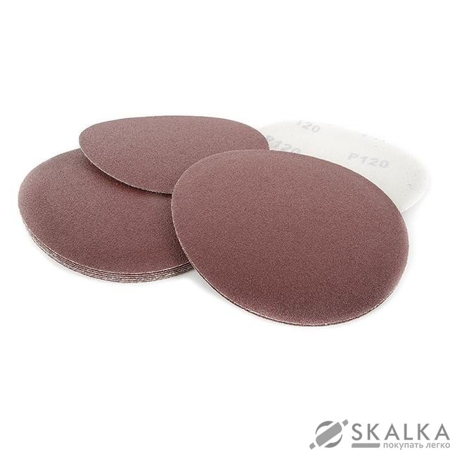 Круг наждачный самоклеющийся Intertool 125мм, бумага класс E, 220 г/м2, К120, уп. 10ед (BT-0562) На фото Круг наждачный самоклеющийся Intertool 125мм, бумага класс E, 220 г/м2, К120, уп. 10ед (BT-0562)