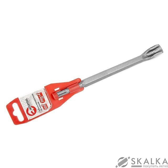 Зубило Intertool канавочное по камню SDS 22мм, 250*14мм (SD-0414) На фото Зубило Intertool канавочное по камню SDS 22мм, 250*14мм (SD-0414)