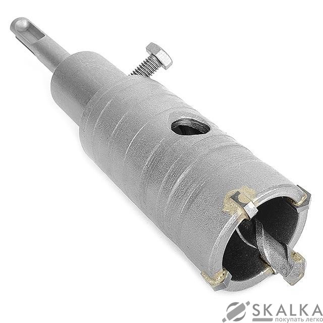 На фото Коронка Intertool по бетону 36мм и переходник SDS Plus 100мм (SD-7036)
