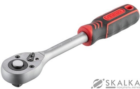 Рукоятка с храповым механизмом Intertool 45 зубов 1/2'' Проф CrV (HT-2119) На фото Рукоятка с храповым механизмом Intertool 45 зубов 1/2'' Проф CrV (HT-2119)