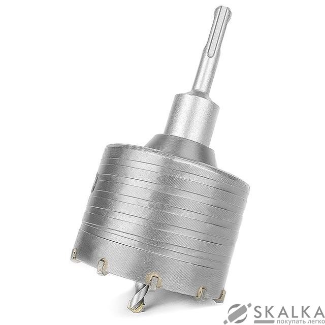 Коронка Intertool по бетону 80мм и переходник SDS Plus 100мм (SD-7080) На фото Коронка Intertool по бетону 80мм и переходник SDS Plus 100мм (SD-7080)