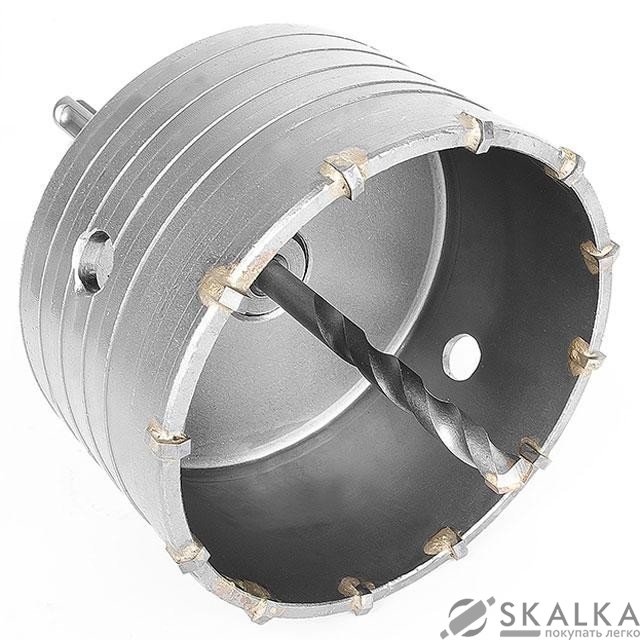 Коронка Intertool по бетону 105мм и переходник SDS Plus 100мм (SD-7105) На фото Коронка Intertool по бетону 105мм и переходник SDS Plus 100мм (SD-7105)