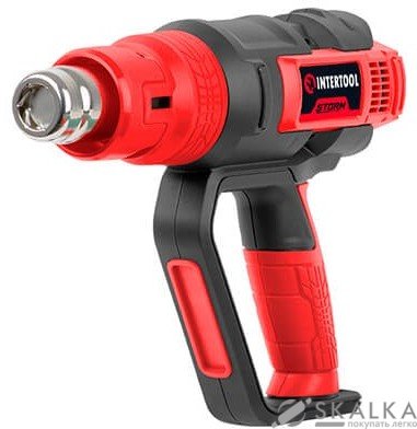 Строительный фен Intertool 2000 Вт 3 режима (WT-1030) На фото Строительный фен Intertool 2000 Вт 3 режима (WT-1030)