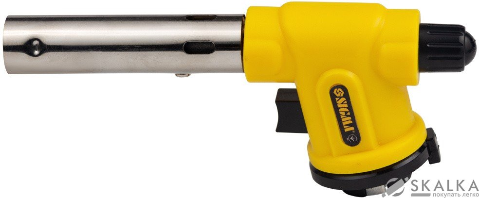 Горелка газовая с пьезоподжигом D19мм 150мм Sigma (2901441) На фото Горелка газовая с пьезоподжигом D19мм 150мм Sigma (2901441)