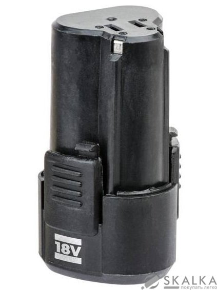 На фото Аккумулятор 18 В Intertool, литий-ион, 2.0 Ач, для шуруповерта WT-0321 (WT-0323)