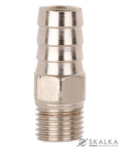 Переходник Intertool с наружной резьбой 1/4" на шланг 10мм (PT-1845) На фото Переходник Intertool с наружной резьбой 1/4" на шланг 10мм (PT-1845)