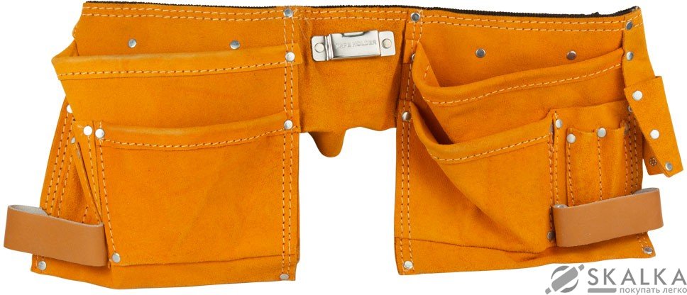 Пояс слесарный Sigma кожаный 12 карманов (9450351) На фото Пояс слесарный Sigma кожаный 12 карманов (9450351)