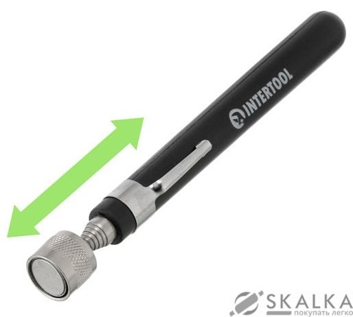 На фото Захват магнитный телескопический Intertool 165-855 мм 3.62 кг (ET-1007)