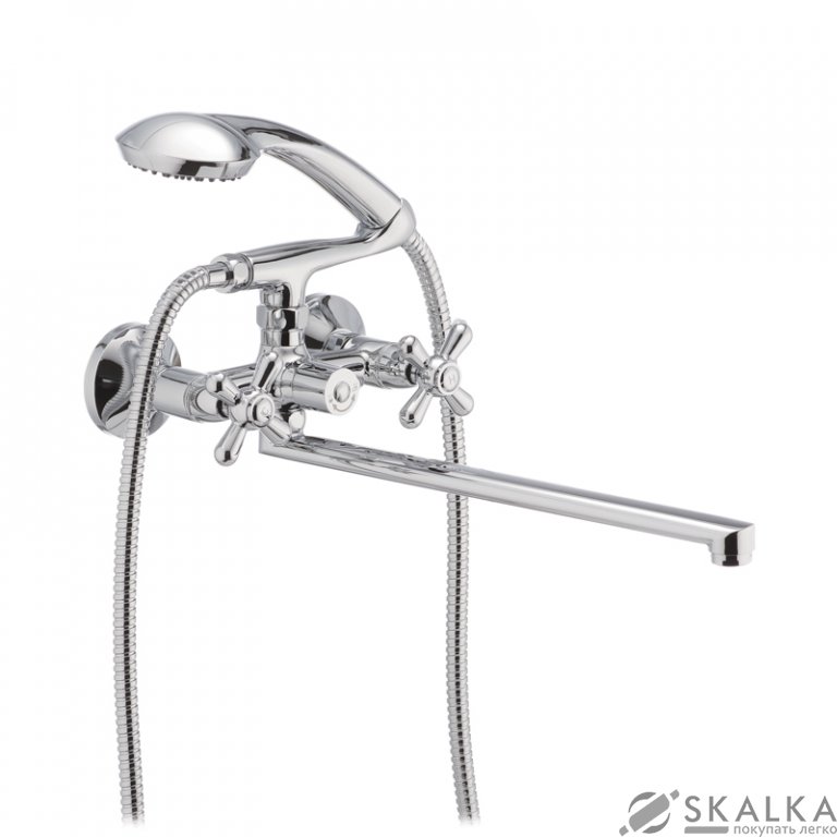 На фото Смеситель для ванны Haiba DOMINOX 140 (HB0945)