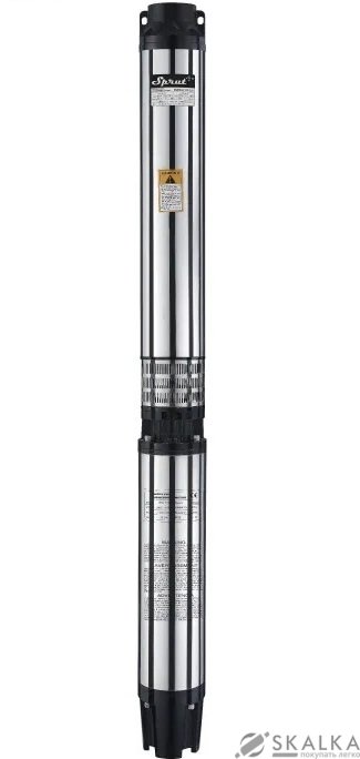 На фото Центробежный насос для скважины Sprut 6SPW 12-105-5.5 