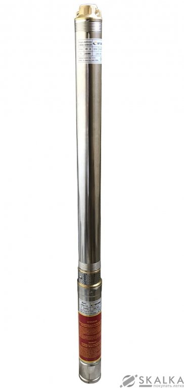 На фото Скважинный насос 2.5" Optima 2.5SDm1.5/25 0.37 кВт 67м + пульт + кабель 15м
