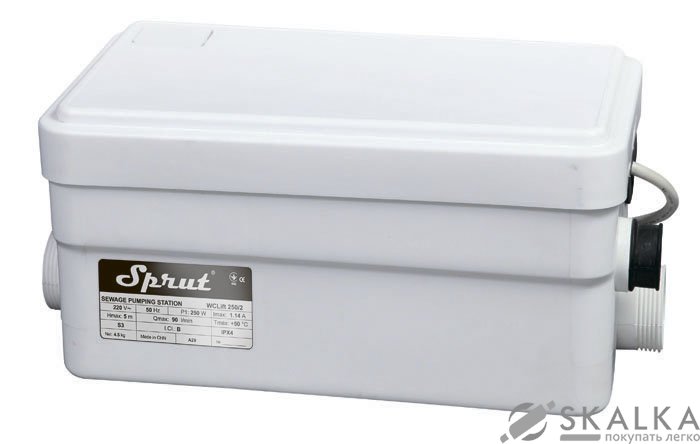 Канализационная установка Sprut WCLIFT 250/2 (0253) На фото Канализационная установка Sprut WCLIFT 250/2 (0253)