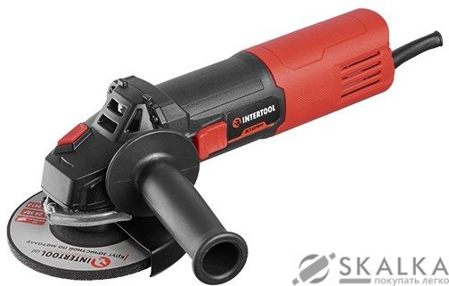 На фото Болгарка Intertool 1200 Вт, 125 мм, 6000-12200 об/мин, стабилизация оборотов, плавный пуск (WT-0235)