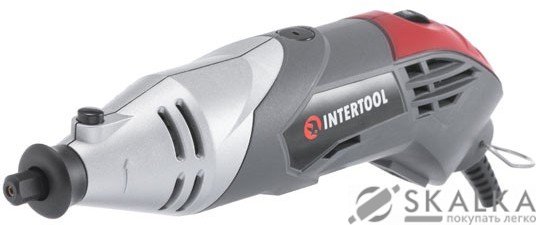 На фото Шлифмашина прямая (гравер) Intertool 170Вт, аксессурары 40шт (DT-0517)