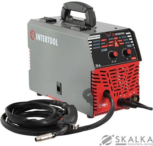 На фото Полуавтомат инверторный Intertool MIG/MMA-160A (DT-4010)