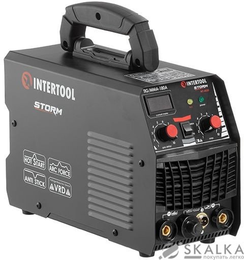 На фото Аппарат сварочный Intertool TIG/MMA-180A, STORM (WT-4020)