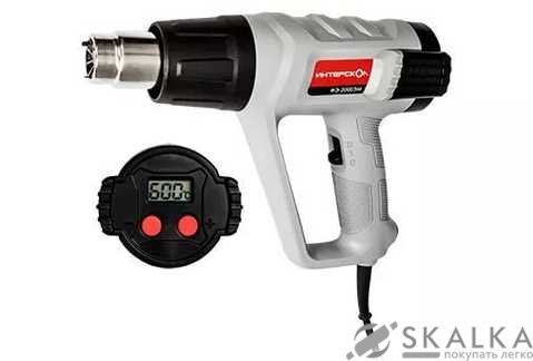 На фото Строительный фен Интерскол ФЭ-2000 ЕМ 