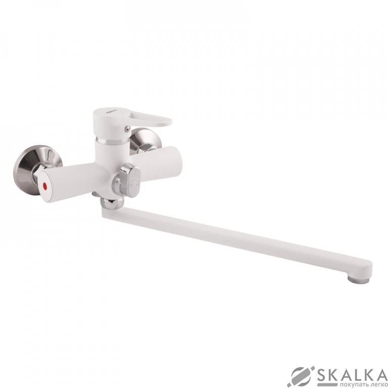 На фото Смеситель для ванны ZERIX PUD7 045 белый (ZX2911)